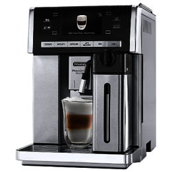 De'Longhi ESAM6900.M PrimaDonna Exclusive Bean-to-Cup Coffee Machine, Stainless Steel